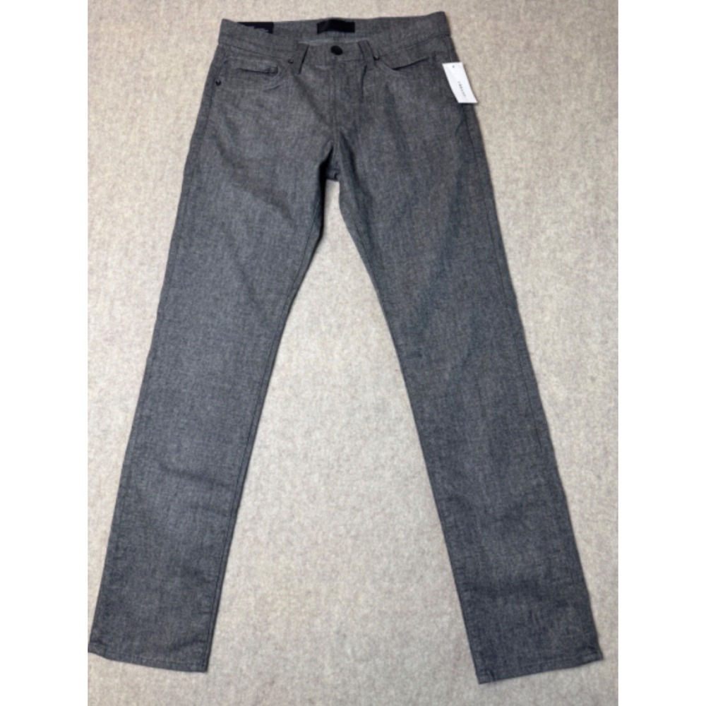 J Brand Kane Straight Fit Pants Mens 30x33 Gray Melange Brushed Twill NWT
